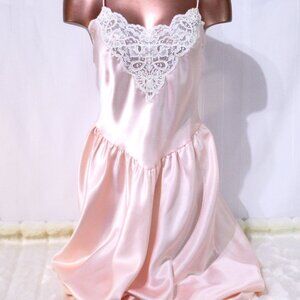 Vintage Victoria's Secret Satin Nightgown - M/L